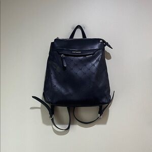 🍁Steve Madden Embossed Black Backpack